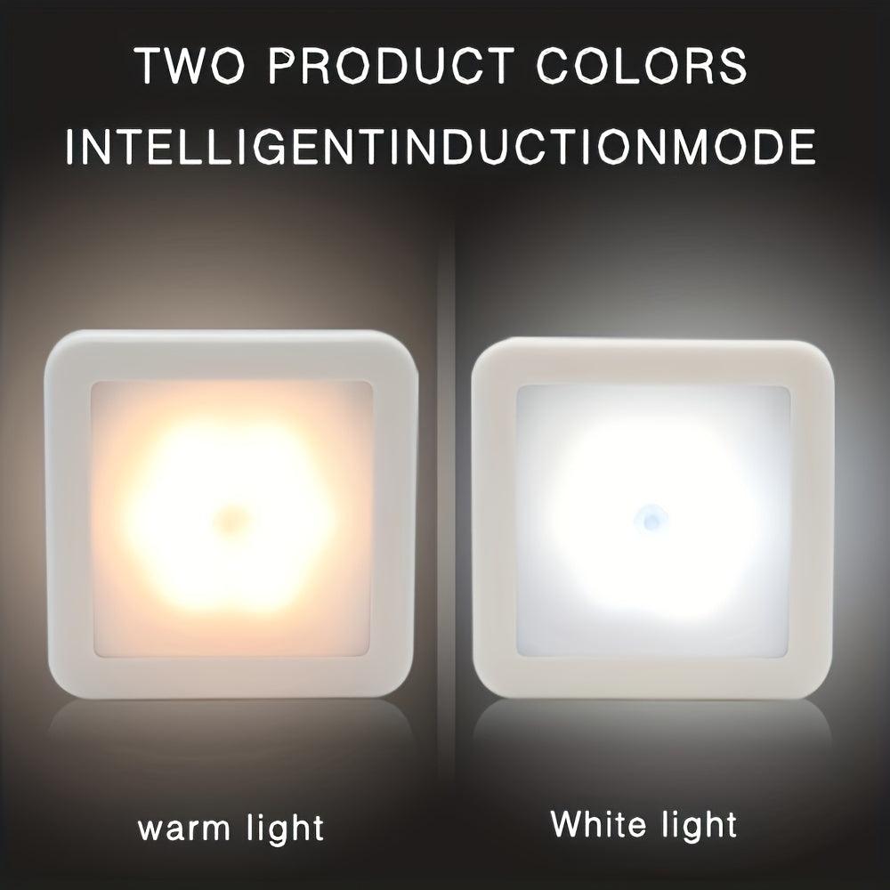 LED Motion Sensor Night Light for Bedroom, Bathroom, Hallway - Battery-Operated, Intelligent PIR Induction, Wireless LED Lights, No Battery Included - Your Gift Ideas
