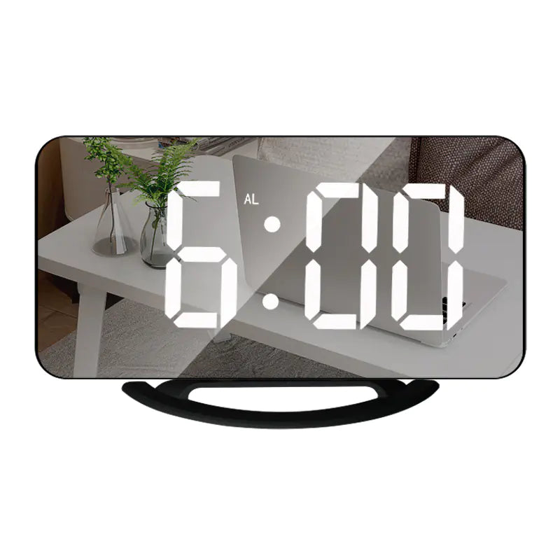 LED Mirror Clock