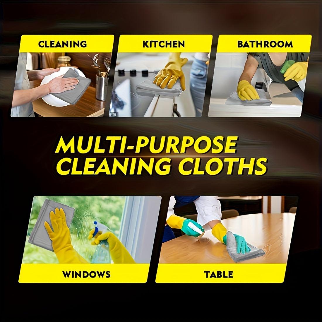 Microfiber Cleaning Cloth, Bulk Microfiber Towel for Home, Reusable and Lint Free Cloth Towels for Car - Your Gift Ideas