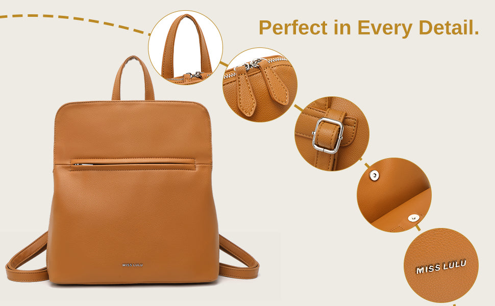 Miss Lulu Women's Miss Lulu Women's Fashion Backpack Miss Lulu Women's Fashion Backpack