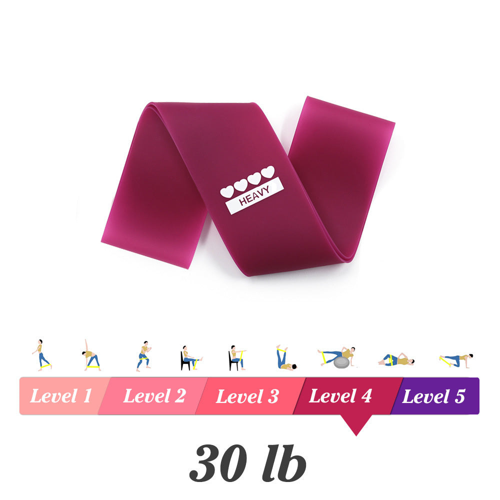 Yoga Resistance Rubber Bands Indoor Outdoor Fitness Equipment 0.35mm-1.1mm Pilates Sport Training Workout Elastic Bands - Your Gift Ideas