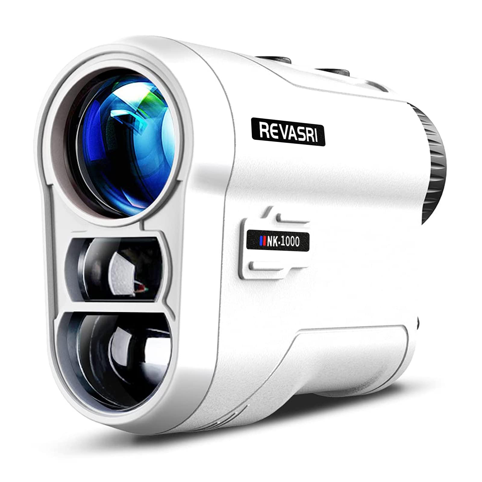 REVASRI Golf Rangefinder With Slope And Pin Lock Vibration, External Slope Switch For Golf Tournament Legal, Rangefinders With Rechargeable Battery 1000YDS Laser Range Finder - Your Gift Ideas