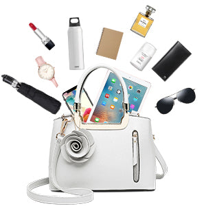 Miss Lulu Handbags for Women Ladies Shoulder Bags Fashion PU Leather Crossbody Top Handle Bag