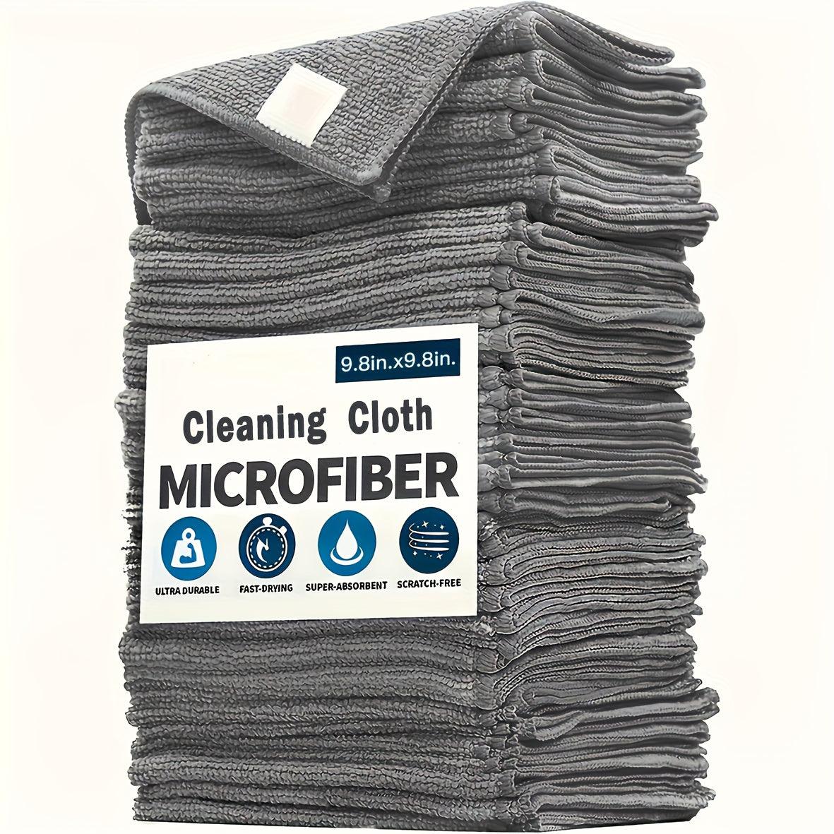 Microfiber Cleaning Cloth, Bulk Microfiber Towel for Home, Reusable and Lint Free Cloth Towels for Car - Your Gift Ideas