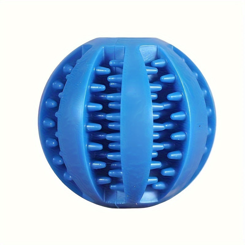 [Interactive Toy] Interactive Dog Ball Toy | 1pc | Durable Plastic | Treat Dispenser, Chew & Tooth Cleaning | Fun and Healthy Play for Puppies and Dogs | All Breeds | Cartoon Design | Functional Pet Accessory