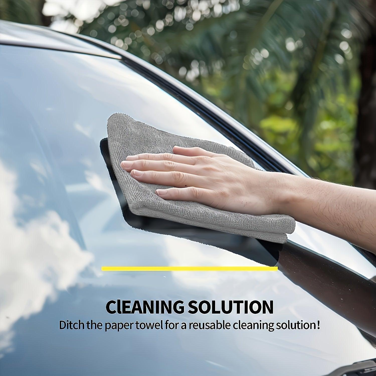 Microfiber Cleaning Cloth, Bulk Microfiber Towel for Home, Reusable and Lint Free Cloth Towels for Car - Your Gift Ideas