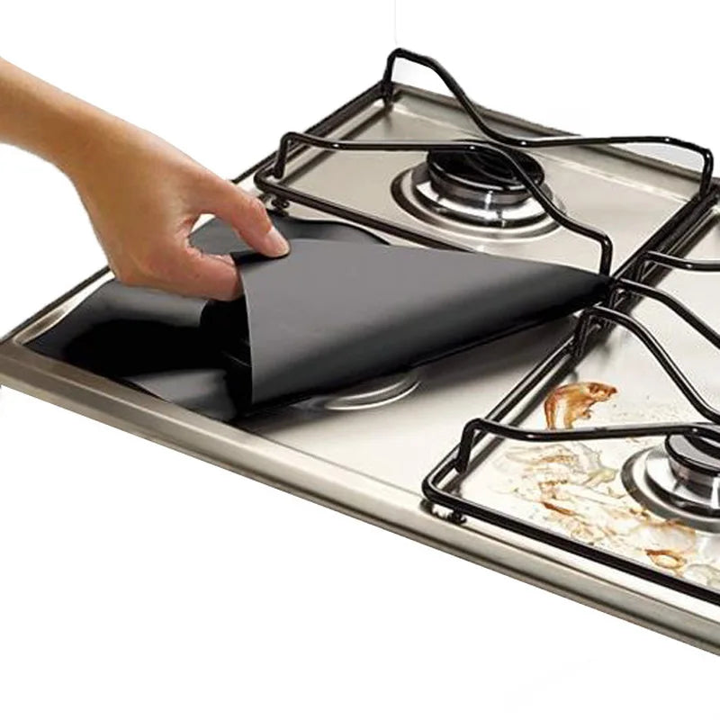 2pcs/4pcs Gas Stove Protector Cooker cover liner Clean Mat Pad Kitchen Gas Stove Stovetop Protector Kitchen Accessories - Your Gift Ideas