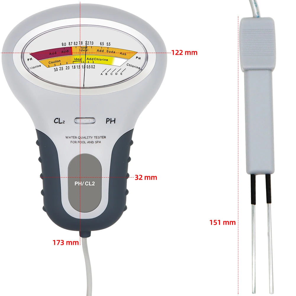 ChlorinePro 2-in-1 Digital Water Tester PC-101