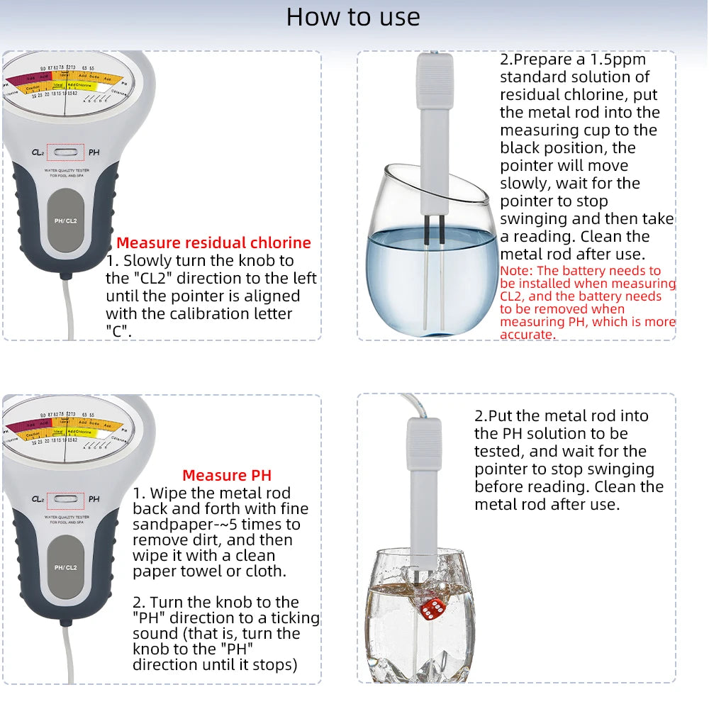 ChlorinePro 2-in-1 Digital Water Tester PC-101