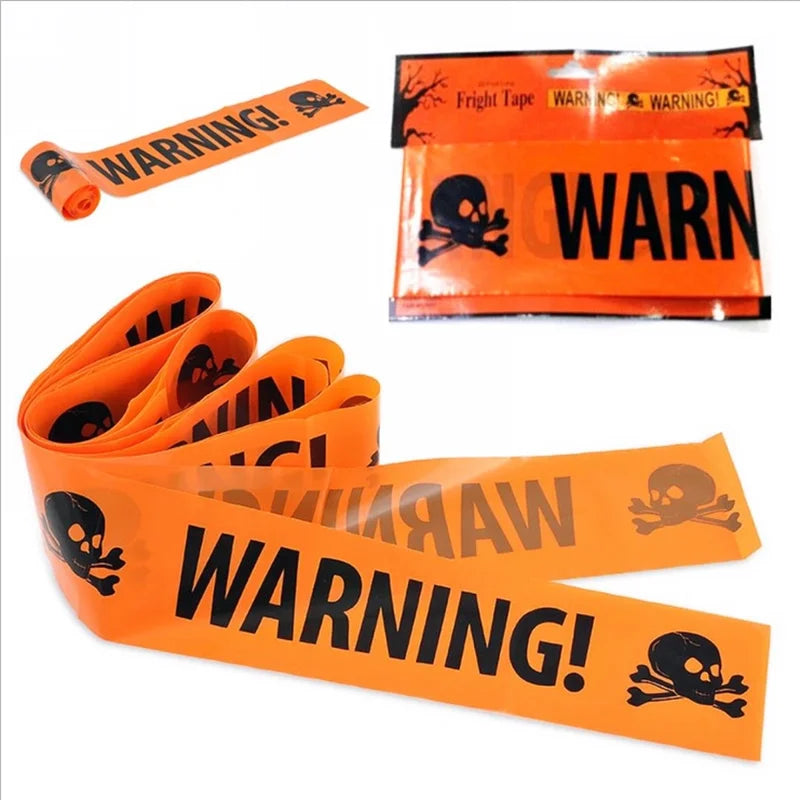 NEW 1PC Halloween Props Window Prop Warning line - YourGiftIdeasUK