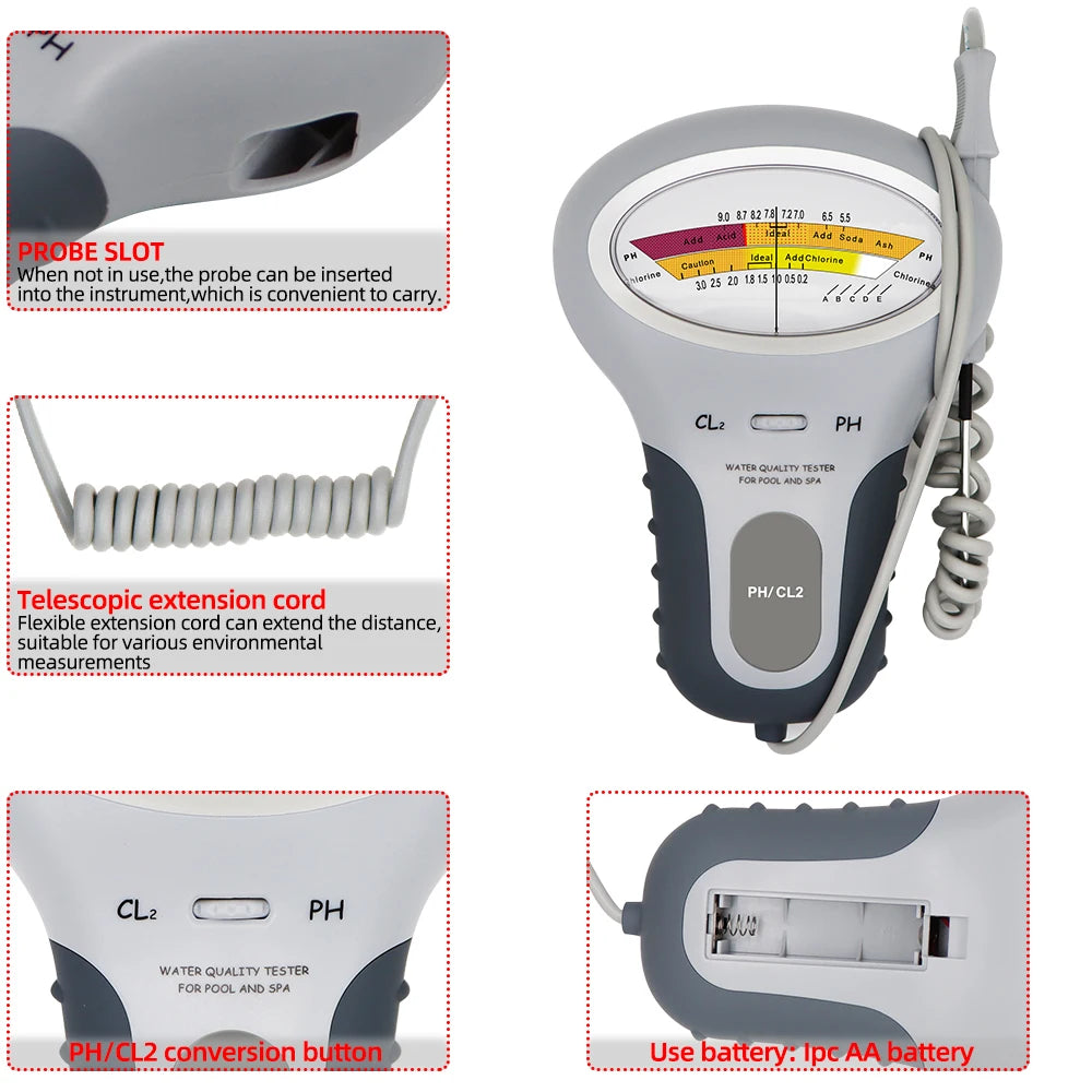 ChlorinePro 2-in-1 Digital Water Tester PC-101