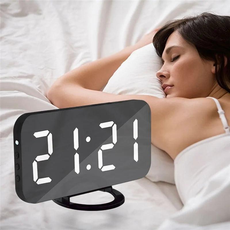 LED Mirror Clock - Your Gift Ideas