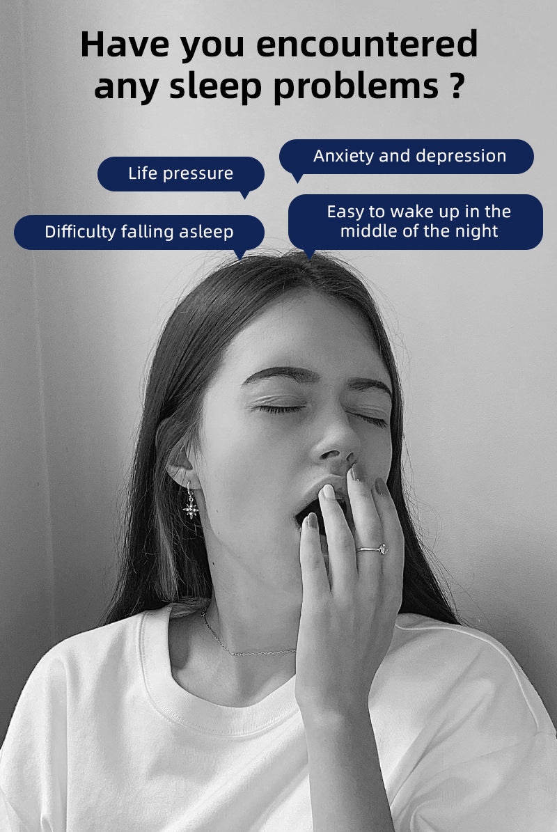 Two modes, 20 levels of intensity, intelligent sleep device, anxiety relief, neurological sleep, insomnia, and soothing device