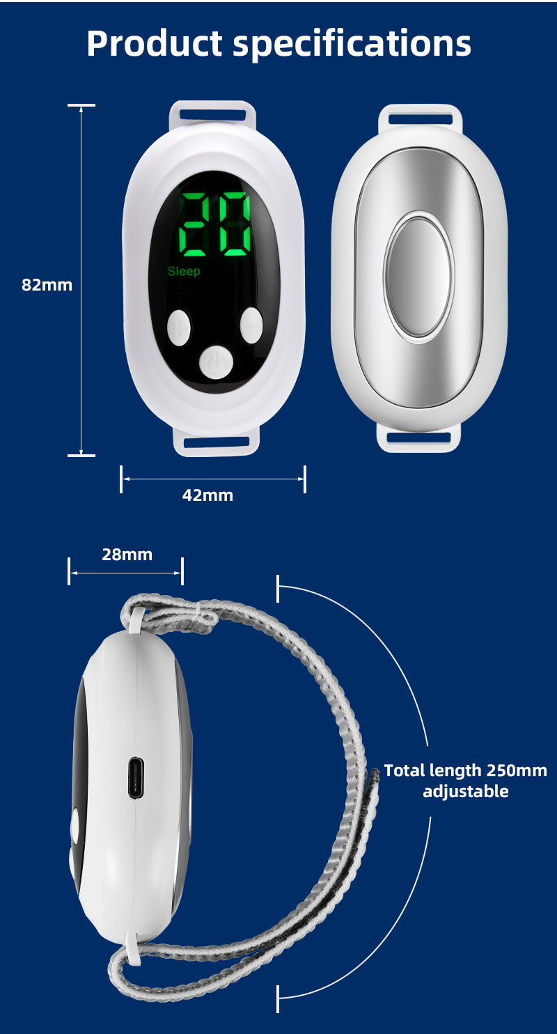 Two modes, 20 levels of intensity, intelligent sleep device, anxiety relief, neurological sleep, insomnia, and soothing device