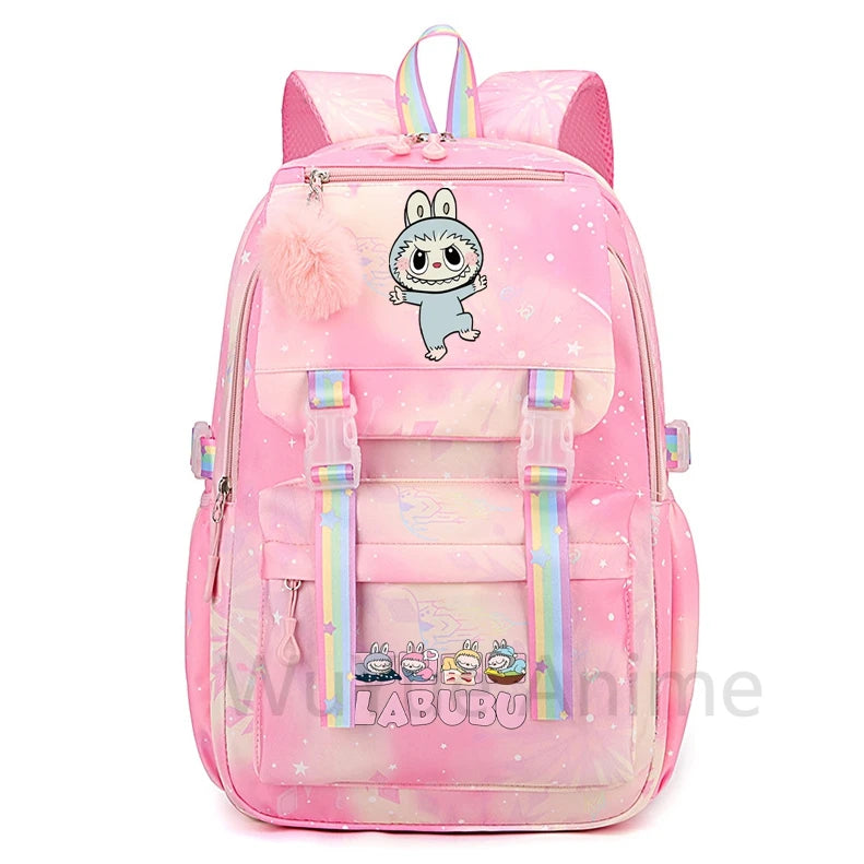 Anime Cute Printed Backpack Teenger Student Kid Girl Boy Schoolbag Bookbag Women Large Capacity Waterproof Schoolbag Travel Bag