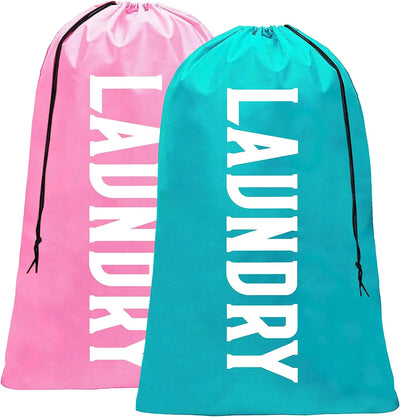 XL Travel Laundry Bags Dirty Clothes Organizer Machine Washable Easy Fit a Laundry Hamper or Basket