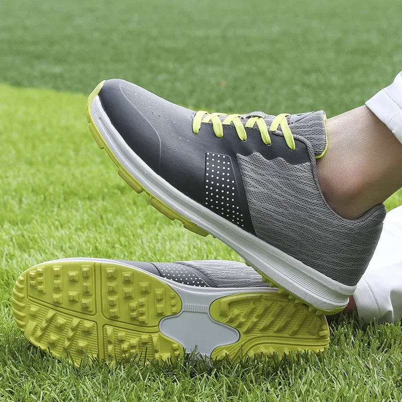 Waterproof Golf Training Shoes for Men Large Size Cross-Border THESTRON Golf Ball Shoes Anti-Slip Rubber Surface