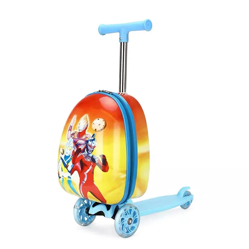 Kids Scooter Suitcase on Wheels - YourGiftIdeasUK