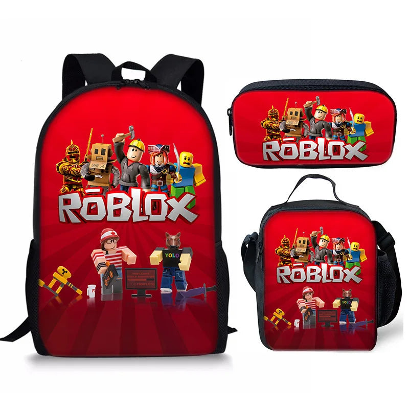 ROBLOX School Backpack Trio