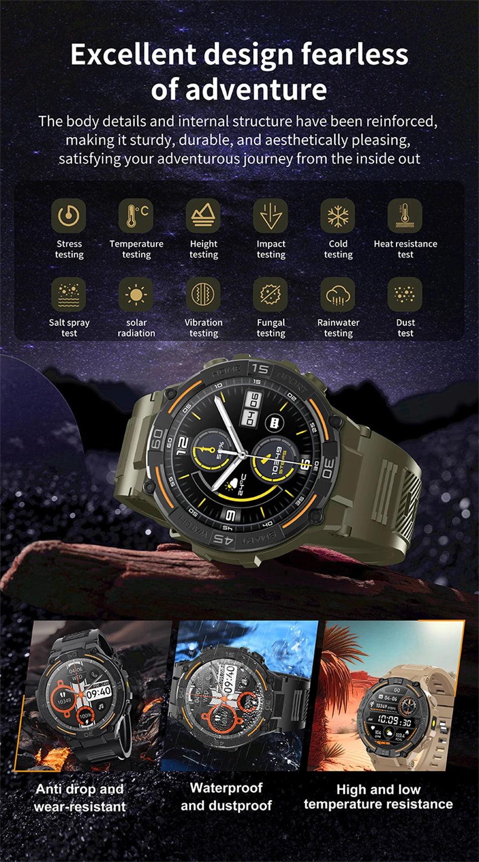 Smartwatch Military Men - YourGiftIdeasUK