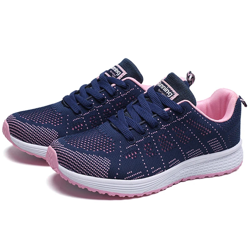 Women's Sneaker 2025 New Fashion Platform Women's Shoes Trainers Casual Sneaker Woman Lace Up Female Sneakers Tenis Feminino
