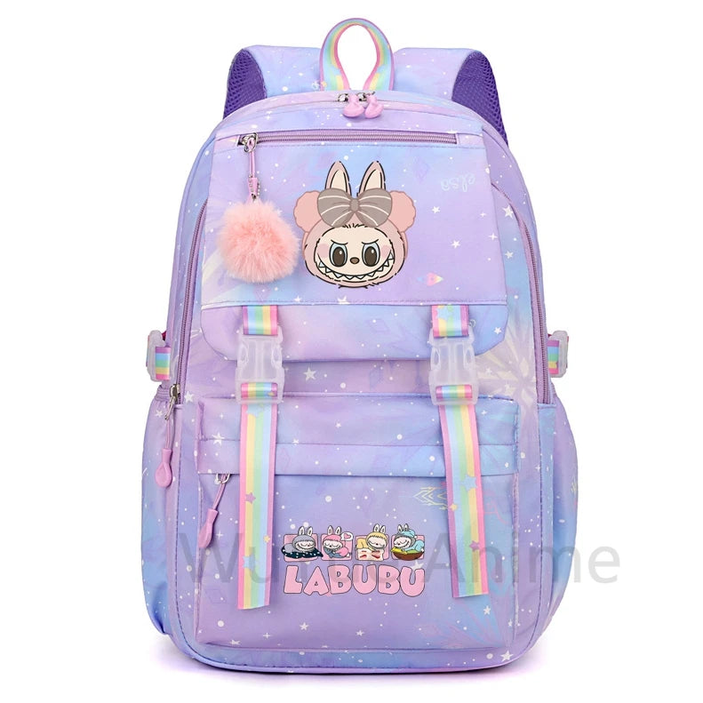Anime Cute Printed Backpack Teenger Student Kid Girl Boy Schoolbag Bookbag Women Large Capacity Waterproof Schoolbag Travel Bag