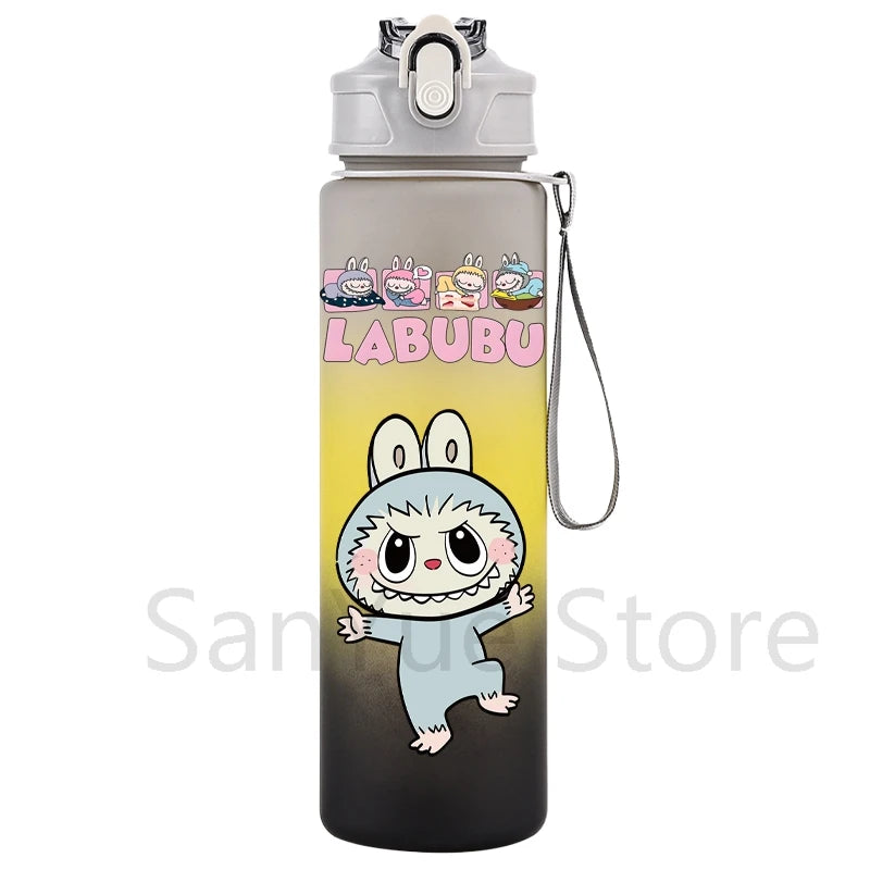 750Ml Cartoon Printed Large Capacity Water Bottle Teenger Student Drinking Portable Cartoon Outdoor Sport Water Cup Kid Gift