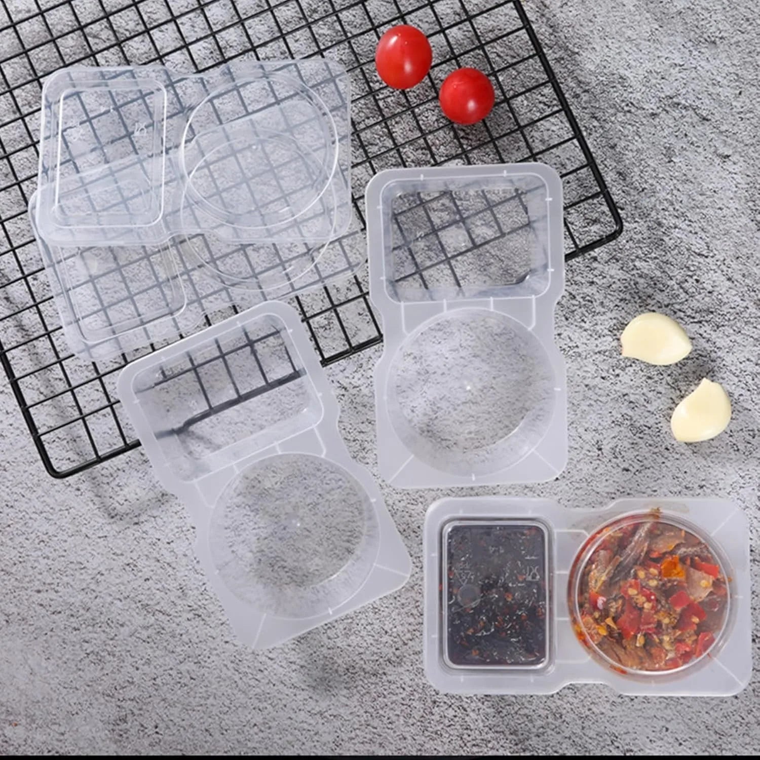 Double Dip Snack Container