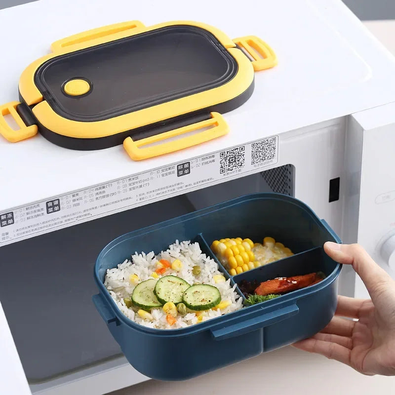 KPop Demon Hunters Portable Bento Lunch Boxs Girl Boy Compartment Fruit Food Boxs Microwave Lunch Box Picnic Fresh Box Gift - YourGiftIdeasUK