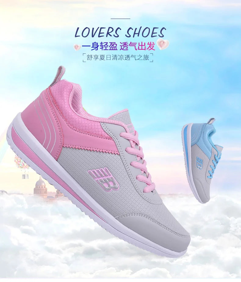 Women's Comfortable Golf Shoes, White Gray Girls' Outdoor Running Shoes, Women's Classic Casual Walking Shoes