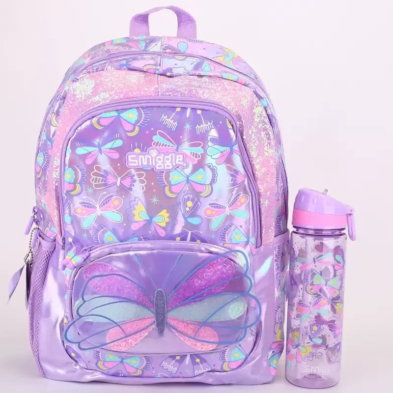 Butterfly Breeze Large Capacity School Backpack