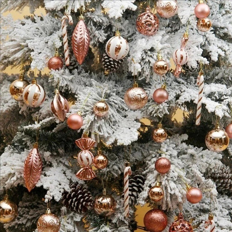 20/29pcs Christmas Ball Decoration Hanging Christmas Tree Pendant Ornaments For Home Gifts Accessories