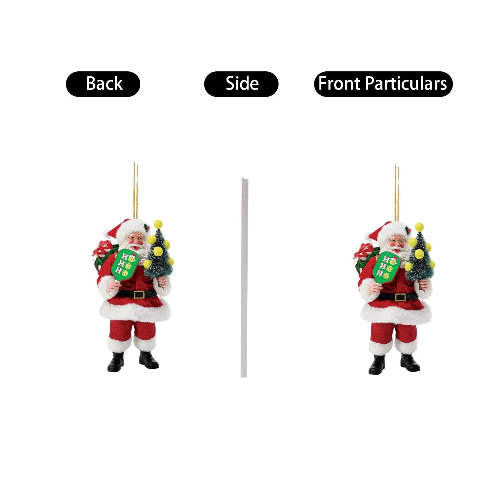 Christmas Tree Decor Pendant 2D Acrylic Santa Claus's Daily Life Home Holiday Pendant Christmas Ornaments Navidad New Year 2025 - YourGiftIdeasUK