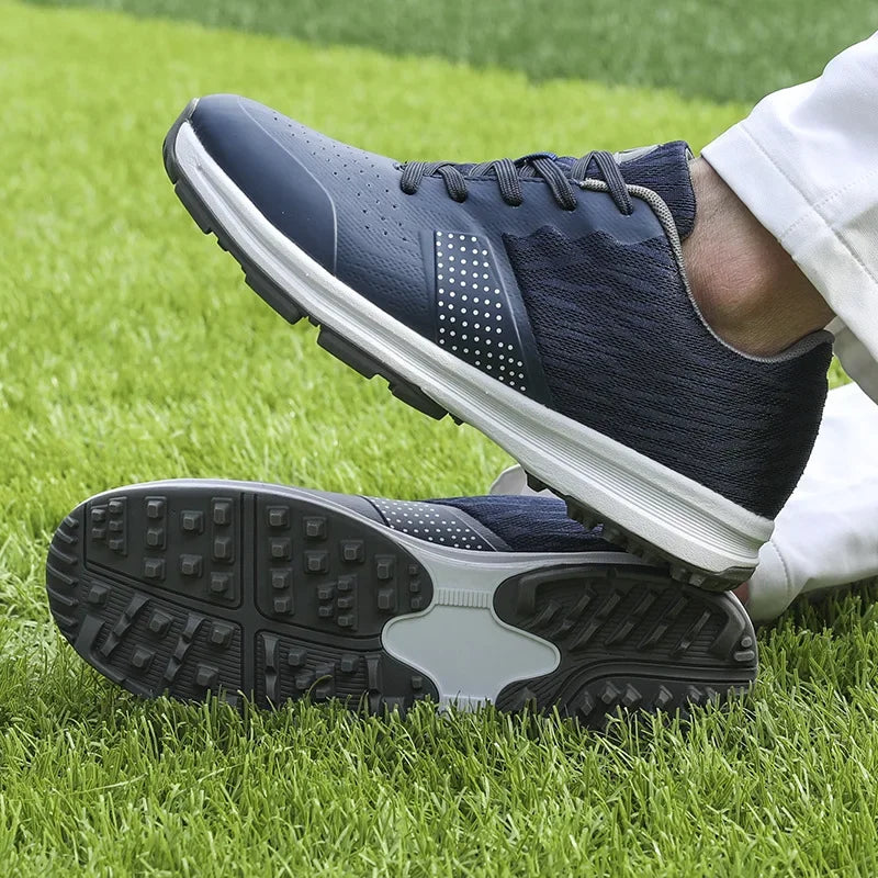Waterproof Golf Training Shoes for Men Large Size Cross-Border THESTRON Golf Ball Shoes Anti-Slip Rubber Surface