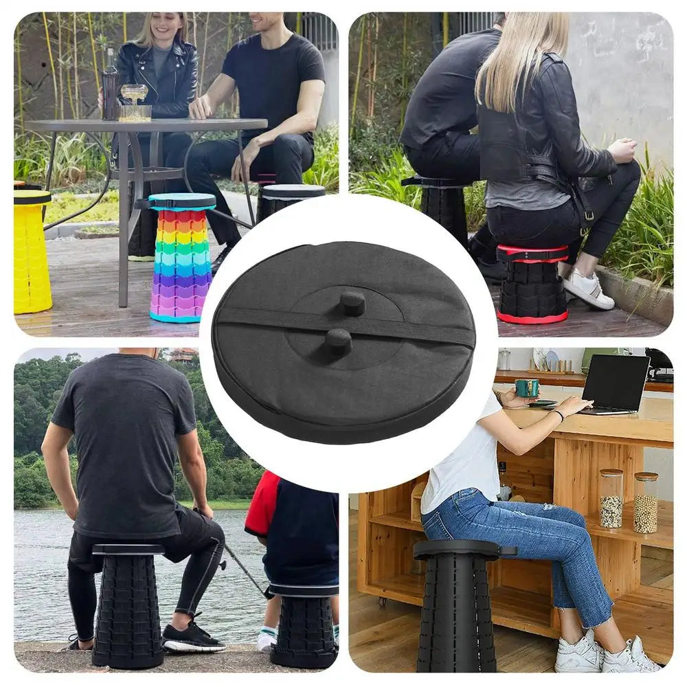 TravelFold Waterproof Stool & Cushion Storage