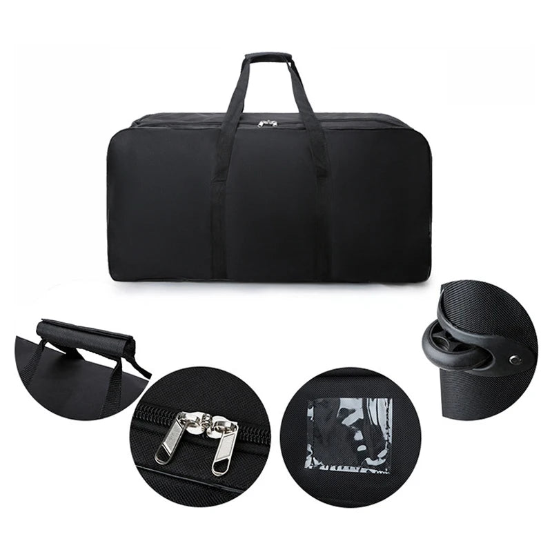 Foldable Wheel Bags Luggages Storage Bag with Wheels - YourGiftIdeasUK