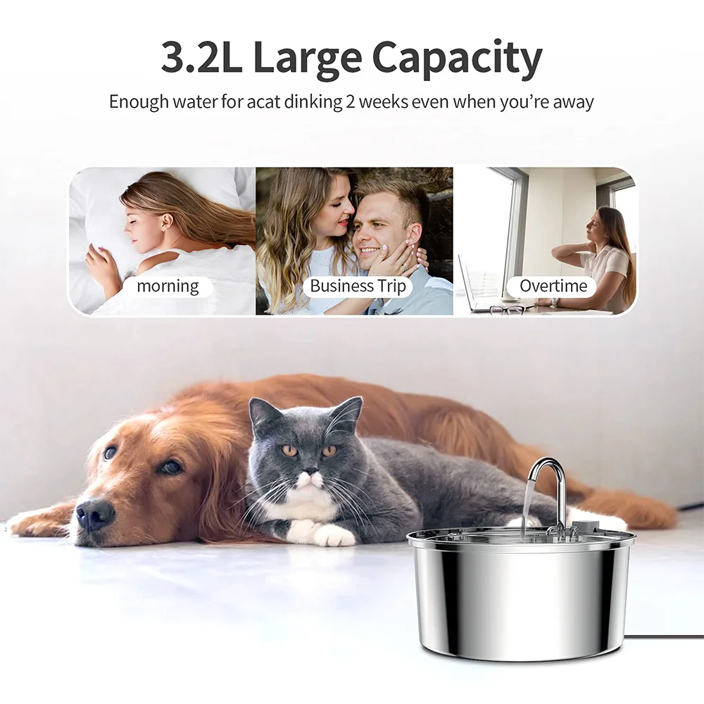AquaPaws 7L Silent Pet Water Fountain