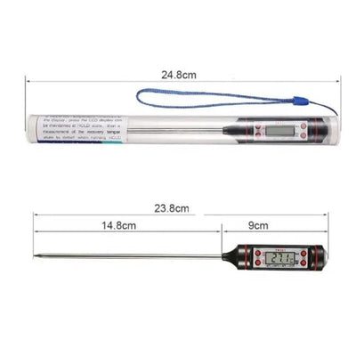 Food Thermometer Baking Temperature Measurement Electronic Probe Kitchen Cooking Temperature Measurement Pen - Your Gift Ideas