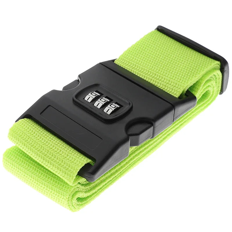 1PC Travel Luggage Strap Adjustable Password Lock Packing Belt Baggage Secure Lock Anti-theft Luggage Suitcase Buckle Strap