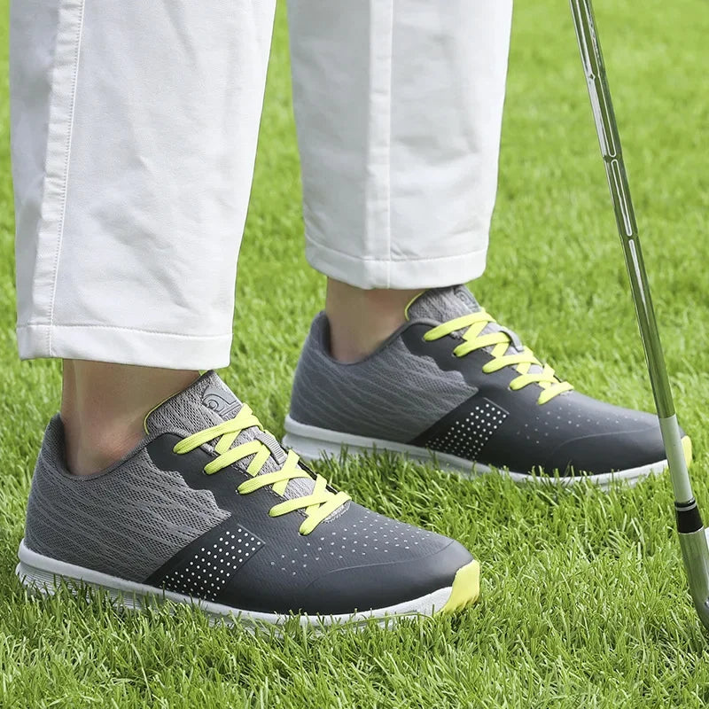 Waterproof Golf Training Shoes for Men Large Size Cross-Border THESTRON Golf Ball Shoes Anti-Slip Rubber Surface