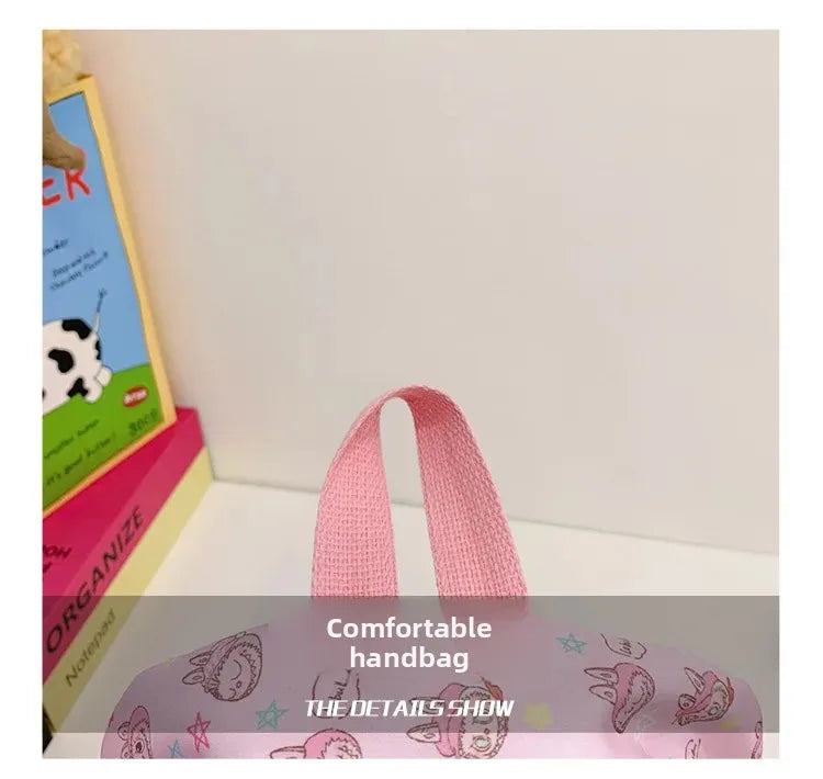 New Large Capacity Children's Backpack Lovely Primary School Student Bag Kindergarten Double Shoulder Bag Bubble Mart Bag