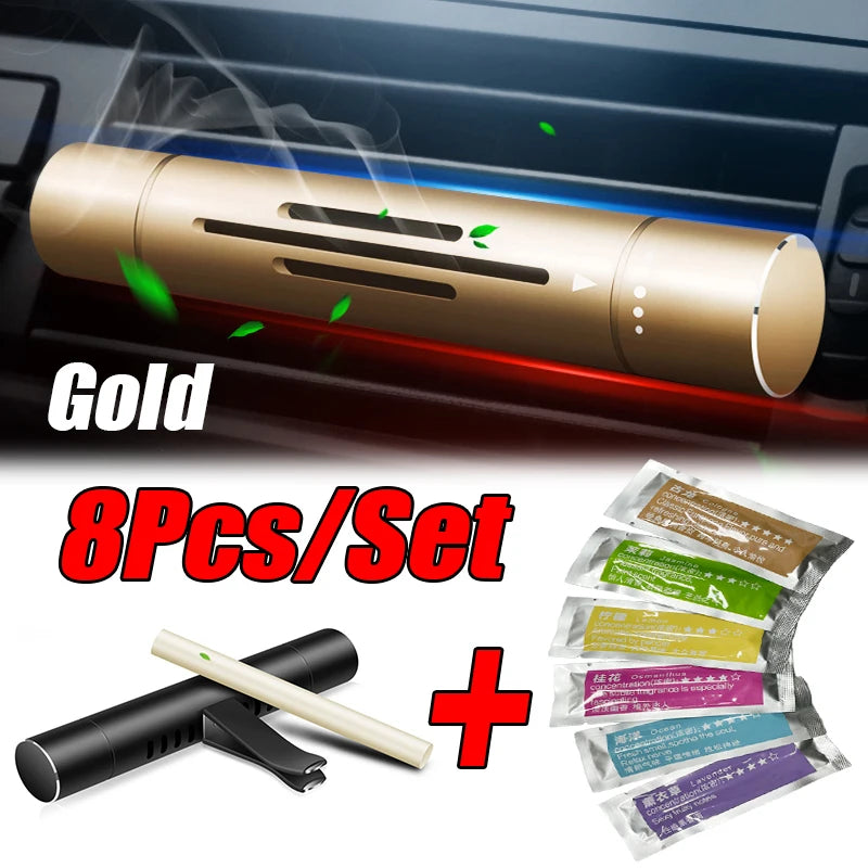 8Pc/Set Car Air Vent Perfume Car Air Freshener Flavoring Smell Aroma Car Perfumes Air Freshener Parfum Auto Interior Accessories - YourGiftIdeasUK
