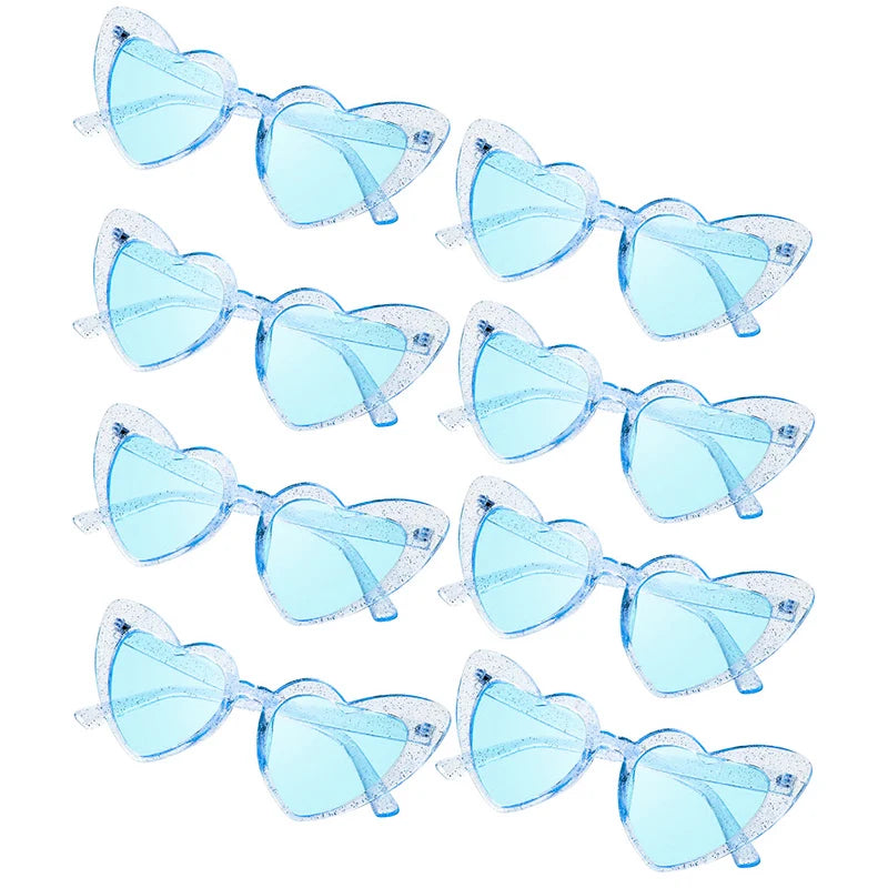 12-100 Pairs Wedding Bodas Heart Sunglasses Bachelorette Bachelor Hen Party Glasses Team Bride Bridesmaids Groomsmen Gifts