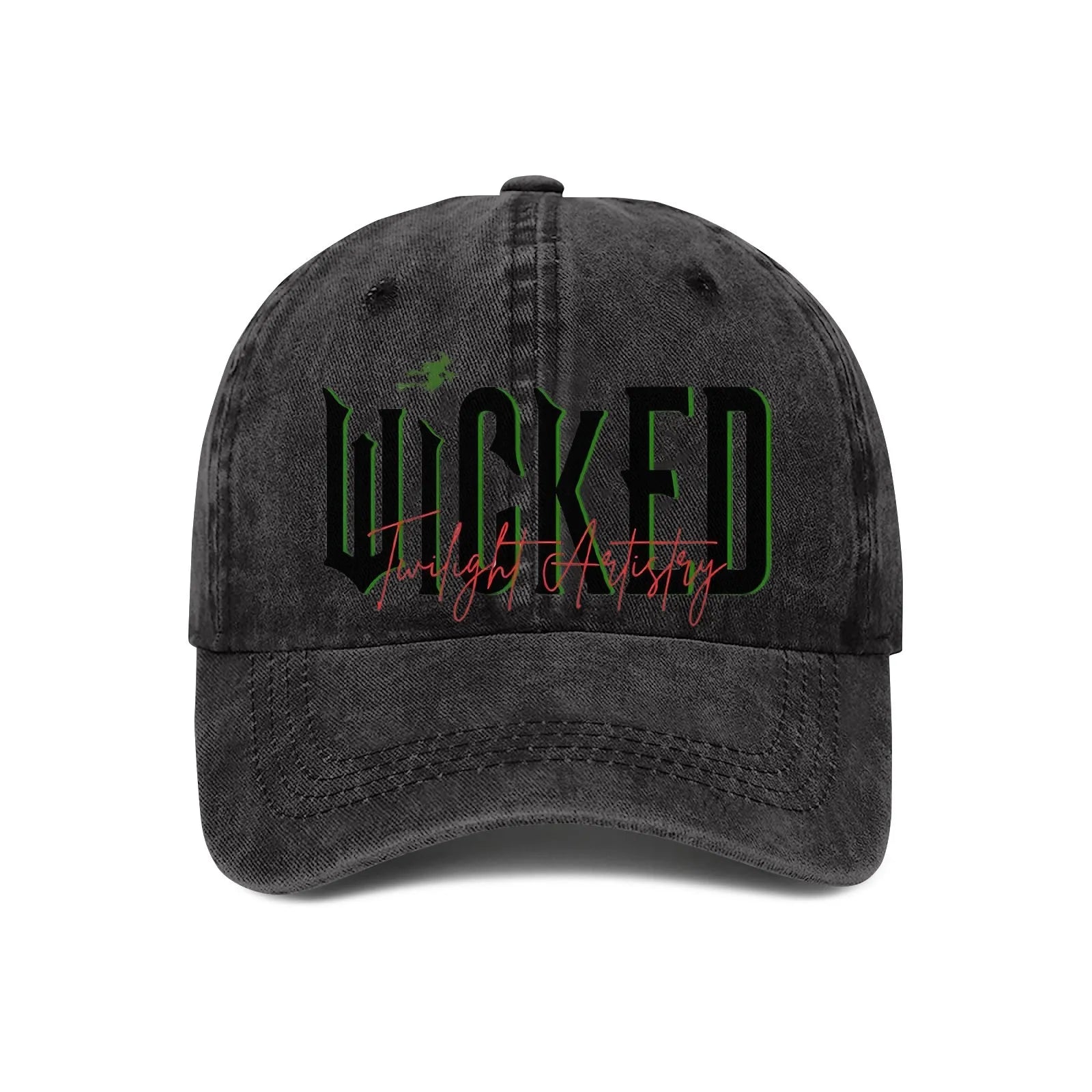 High quality twill cotton Wicked Alphabet Baseball Cap Fashion Men And Women With The Same Bad Witch Adjustable sun hats gorras - YourGiftIdeasUK
