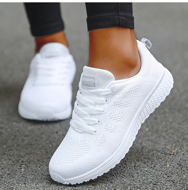 Women's Sneaker 2025 New Fashion Platform Women's Shoes Trainers Casual Sneaker Woman Lace Up Female Sneakers Tenis Feminino