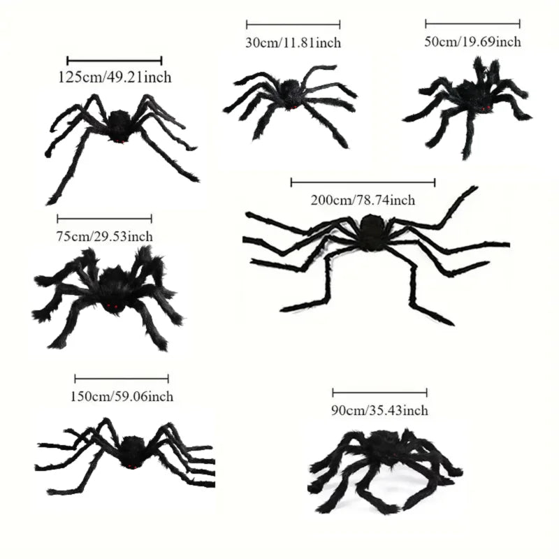 Halloween Big Plush Spider Horror Halloween Decoration - YourGiftIdeasUK