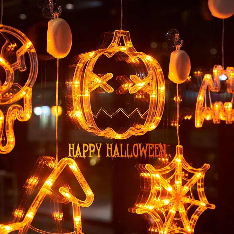 Halloween Decoration Window Lights LED Sucker Lamp - YourGiftIdeasUK