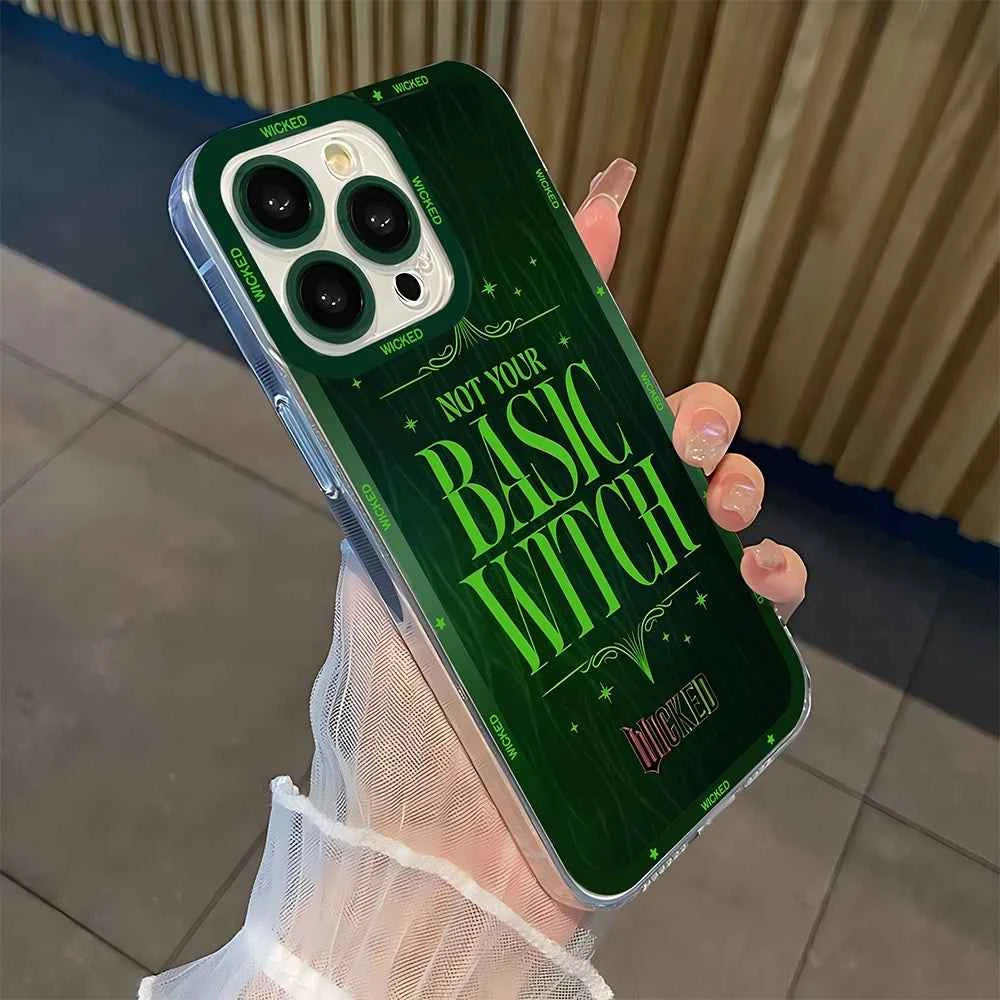 W-Wicked Part One Movie G-Glinda Phone Case For iPhone 16e 16 15 14 13 12 11 Mini Pro Max X XR XSMax 8 Plus Soft TPU Back Cover