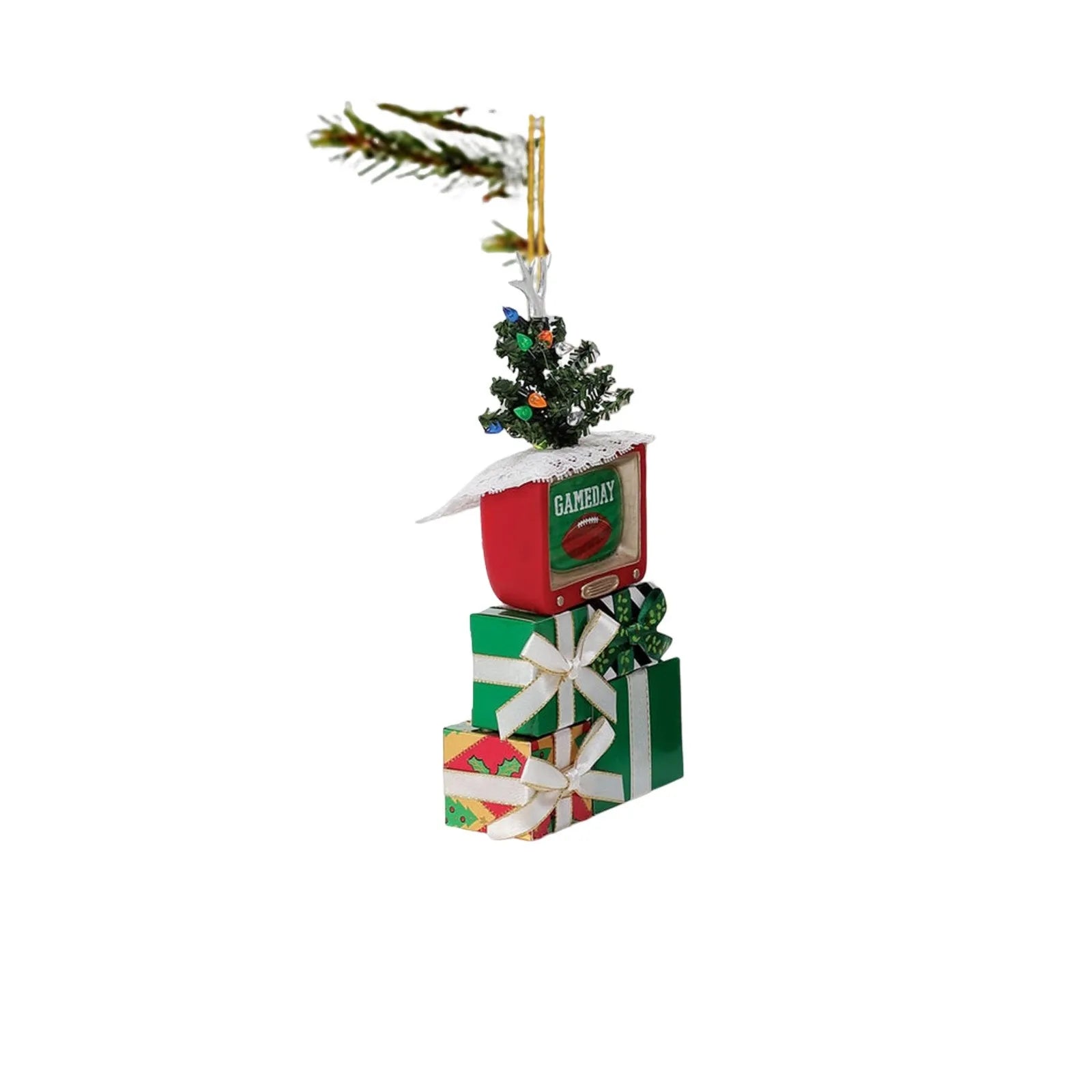 Christmas Tree Decor Pendant 2D Acrylic Santa Claus's Daily Life Home Holiday Pendant Christmas Ornaments Navidad New Year 2025 - YourGiftIdeasUK