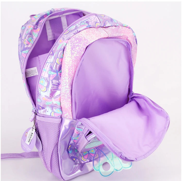 Butterfly Breeze Large Capacity School Backpack